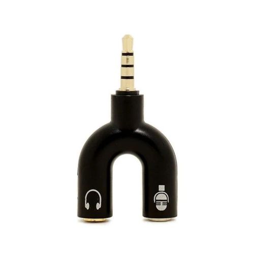 3.5mm Audio Female to Dual Male Splitter - U-Shaped 1-in-2 Adapter for Wired Headset & Microphone, Huawei Compatible Item | Buy 3.5mm Audio Female to Dual Male Splitter - U-Shaped 1-in-2 Adapter for Wired Headset & Microphone, Huawei Compatible | SPOP Enterprise Global